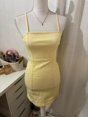 Yellow Bodycon Dress